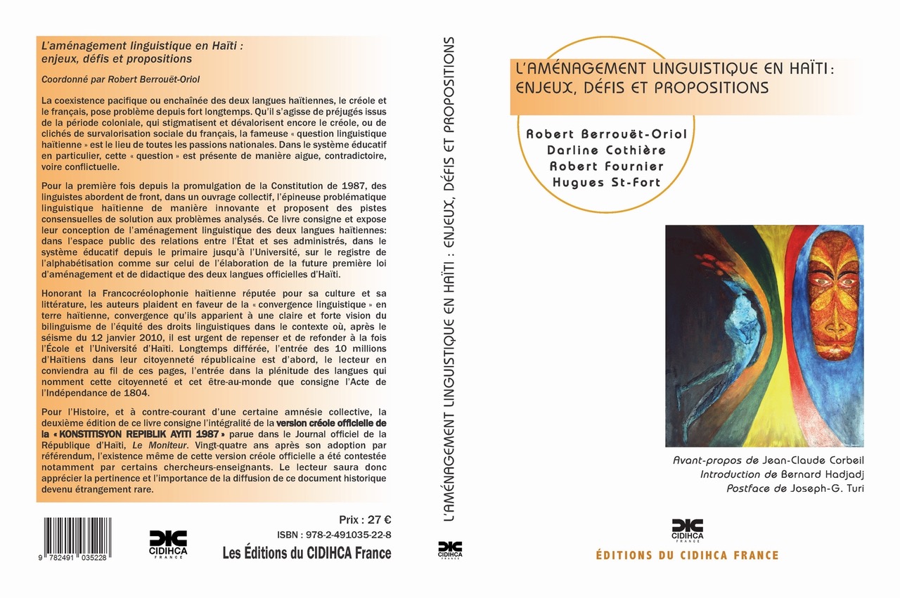 Réédition en France du livre « L’aménagement linguistique en Haïti : enjeux, défis et propositions »